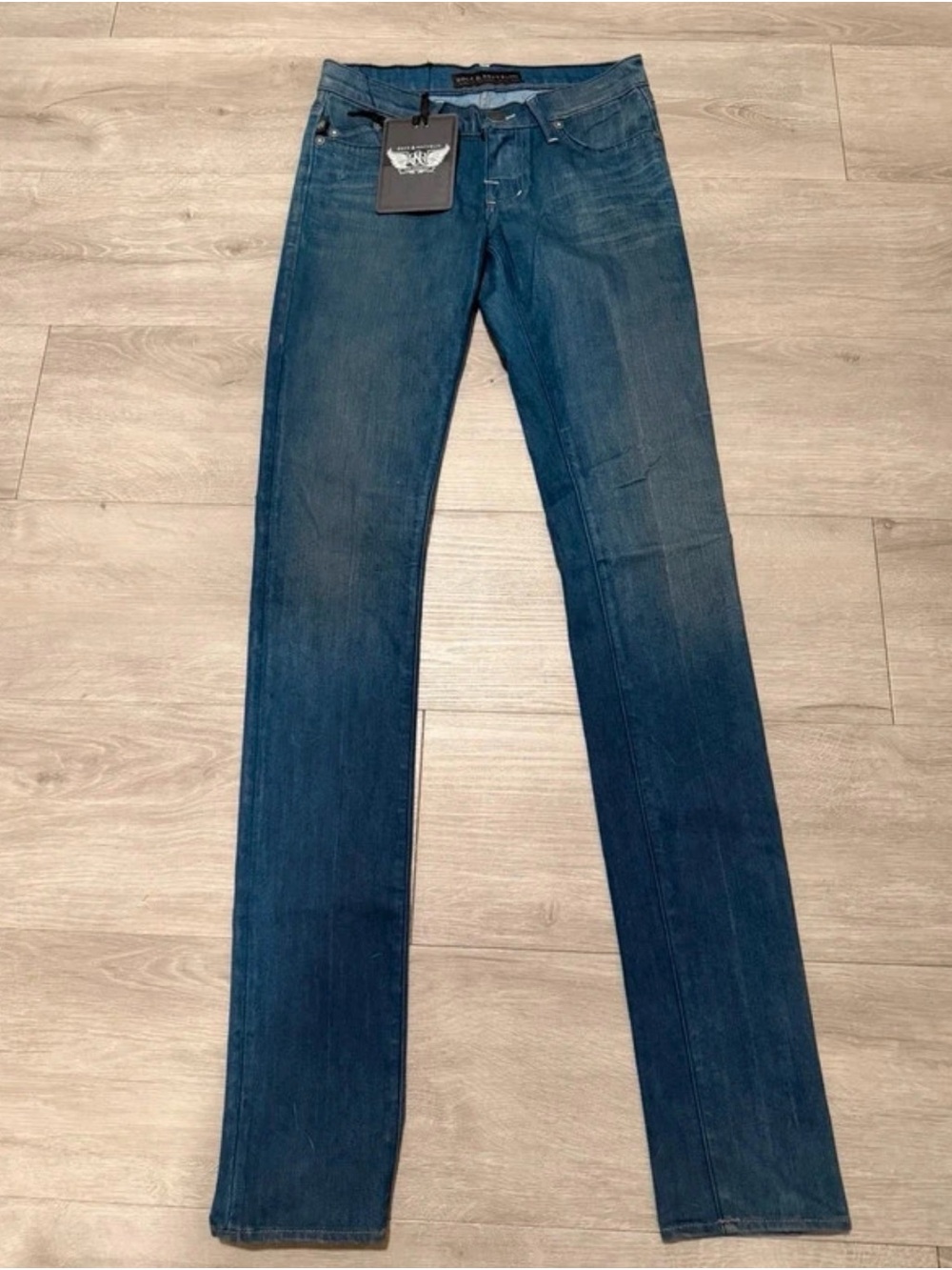 Rock & Republic Berlin Straight 25 BR-952 Rhinestone & Fall 08 NWT
